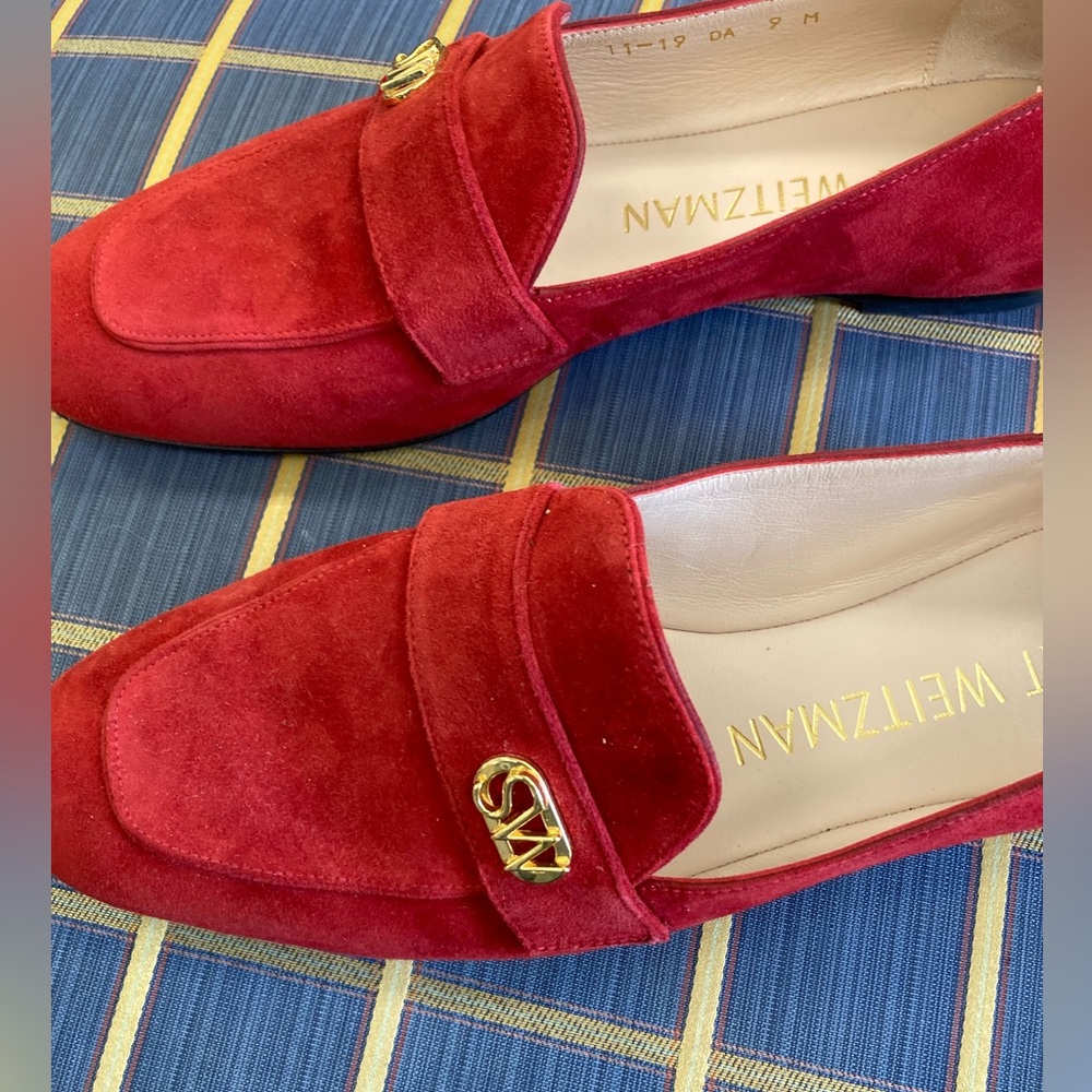 Stuart Weitzman Scarlet Suede Flats - Picture 5 of 8